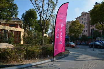 Custom Wind Feather Flag For Advertising