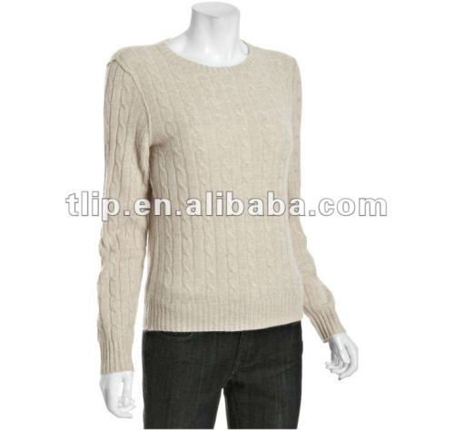 cable cashmere pullover