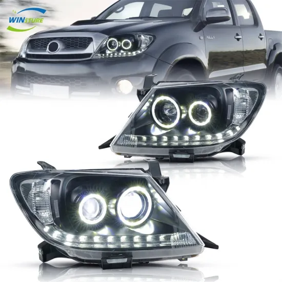 WINSTURE Toyota HILUX VIGO 2005-2011 Front Head Light Assembly: 12V Standard ABS/PC Headlamp and Headlight Auto Parts