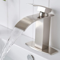 Fauc fauce ystafell ymolchi modern faucet basn nicel caboledig