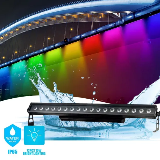 120 LED Wall Washer Stage Light - RGBAW UV 120Leds 48x10W Waterproof Color Lights