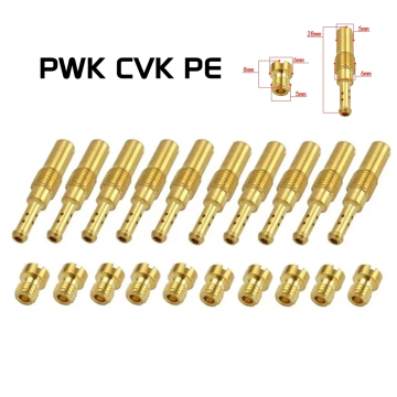 PWK CVK PE Carburetor Main and Idle Gauge Holes with Main and Auxiliary Nozzles