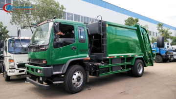 Exporting to Myanmar ISUZU 12cbm Garbage Compactor truck