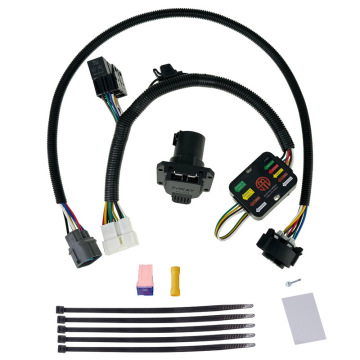 Trailer Wiring Harness Converter for Vehicle Side Custom JL Trailer Towing Compatibility W12-15 Pilot