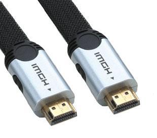 Flat HDMI Cable, 30/ 28/ 26/ 24AWG Ethernet HDMI Cable