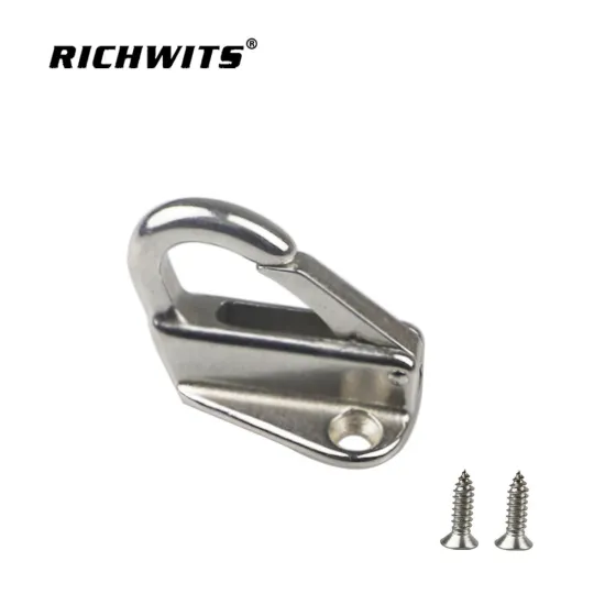 Marine Grade Stainless Steel 316 Hardware Spring Fender Hook With Spring Snap Hook For Tug Boat
