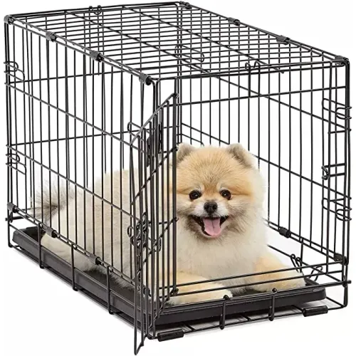Collapsible Pet Crate for Dogs, Cats, Rabbits, and Puppies