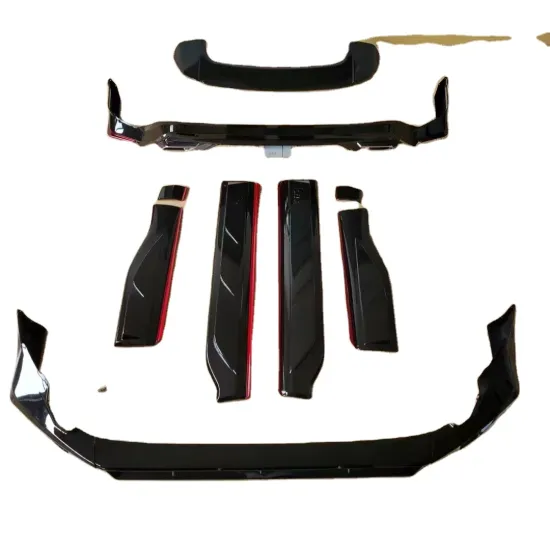 PP Modified Auto Parts: Red and Black Body Kits for Toyota Corolla Cross 2021