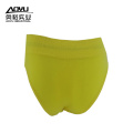 Young Women Yellow Cotton Tight Underwear T Pants