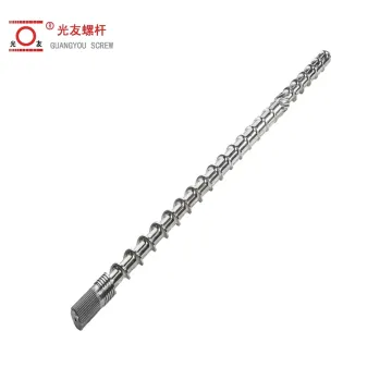 Custom Size Alloy Single Extruder Screw for PE Film Plant