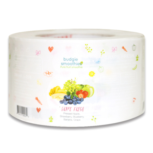 Custom Adhesive Fruit Food Bottle Waterproof PVC Label