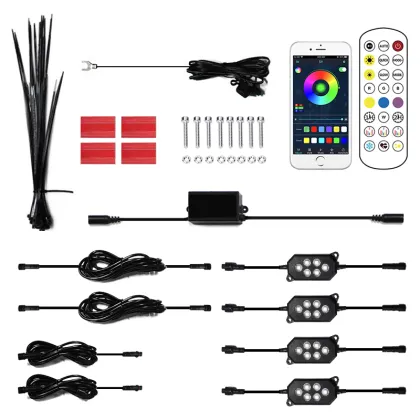 RGB LED Rock Light for Trucks and UTV: Advance Auto Parts for Exterior Atmosphere Lighting