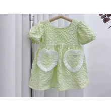 Baby Girl 100% katoenen Seersuker -jurk