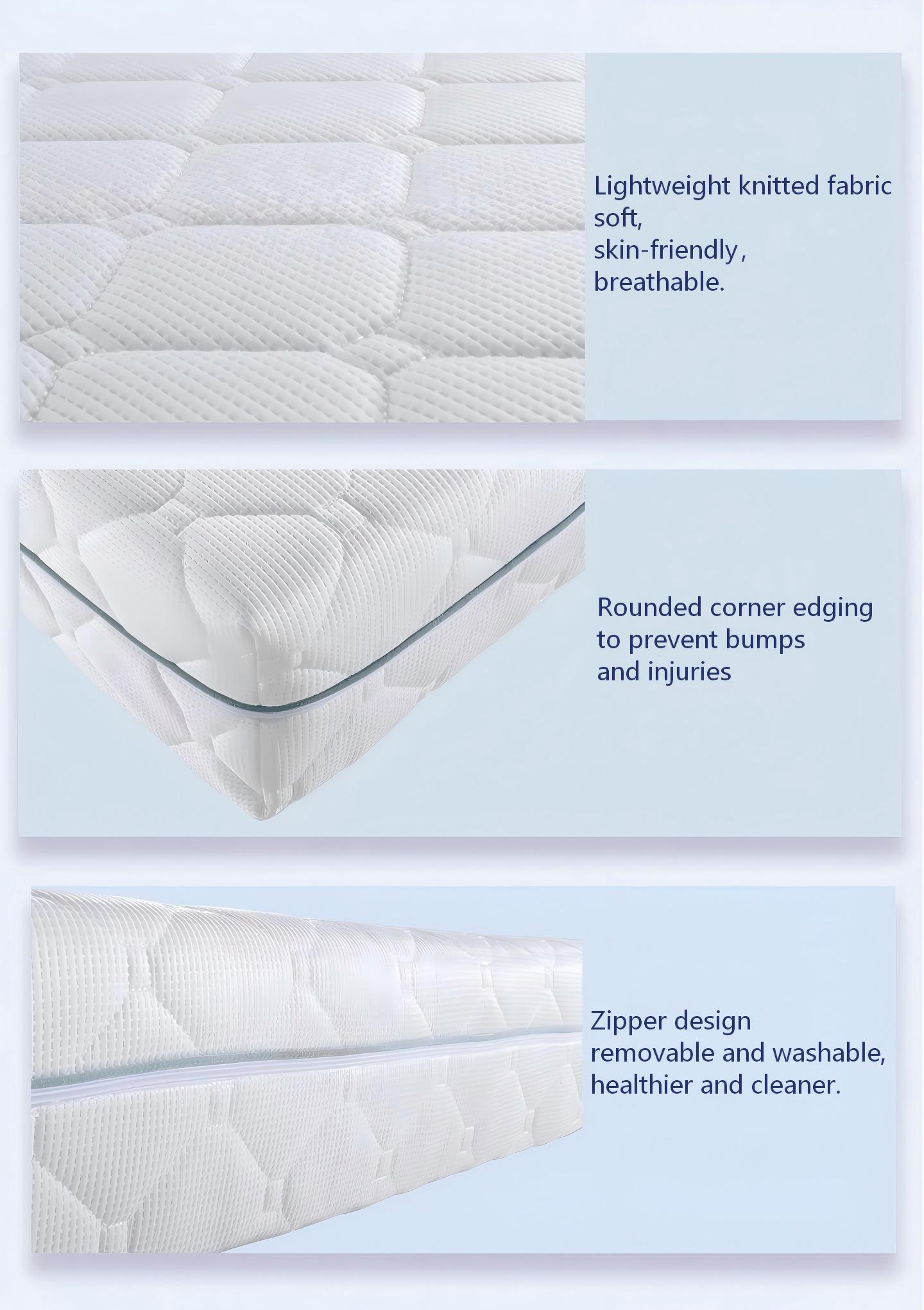 SereneHaven GD-612 Hybrid Bed Mattress Layer Structure Eco-Friendly Materials Family Hotel Senior Care Application