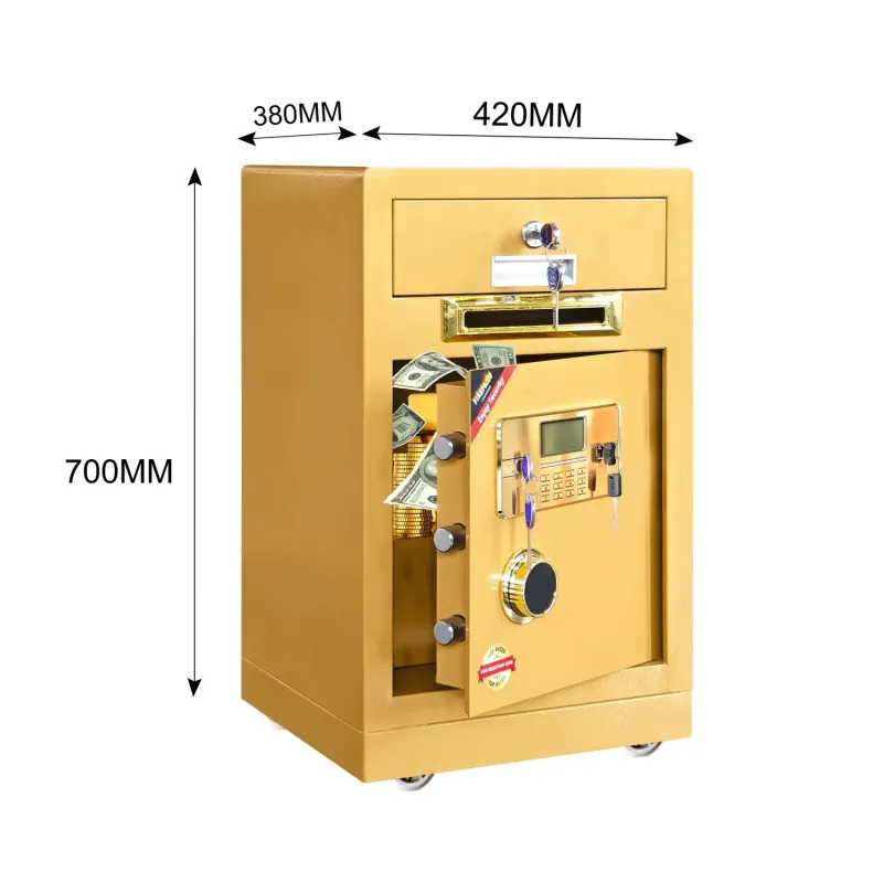 Fireproof Money Safe with Organizer Drawer and Coin Slot