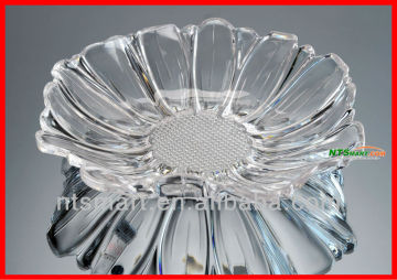 Round plastic food trays