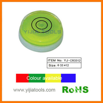Plastic Round Type Level Vial YJ-CR3312