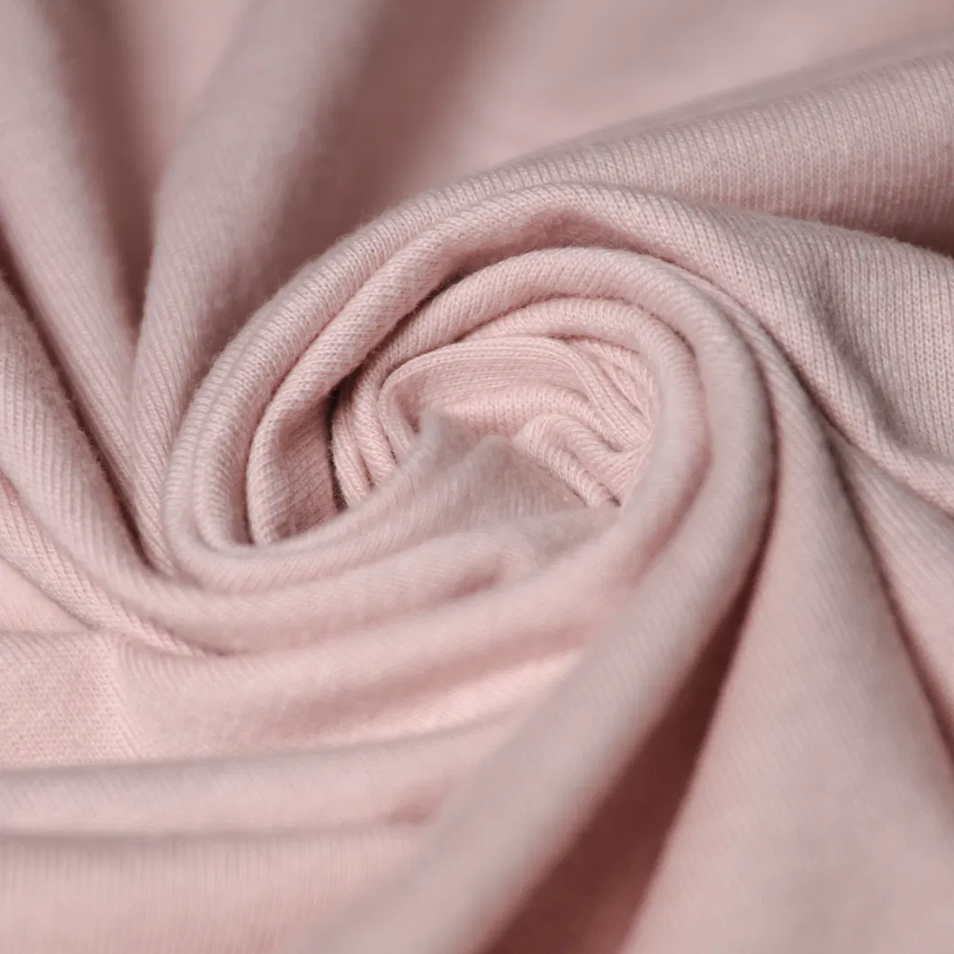 ผ้าเจอร์ซีย์คอตตอนสแปนเด็กซ์คุณภาพสูงสำหรับเครื่องแต่งกายที่สวมใส่สบาย