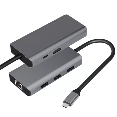 USB C Hub 6-in-1-Adapter