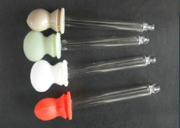 50ml Glass Eye Dropper / Bottle Dropper With Colorful Cap For Chemical And Cosmetic Am-ged