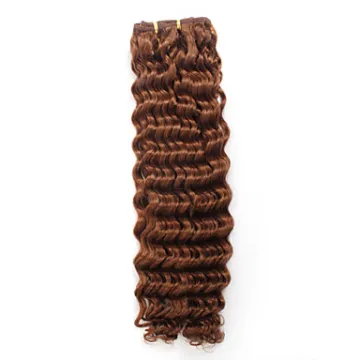 Cheap Hair Bundles 100% virgin human hair weft bundles Top grade deep wave water wave italian curly weft hair weave