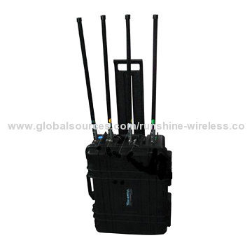 Four Bbband CDMA/GSM/DCS/PHS High Power Mobile Phone Signal Jammer