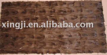 China Supplier Mink Fur Back Paw Plate