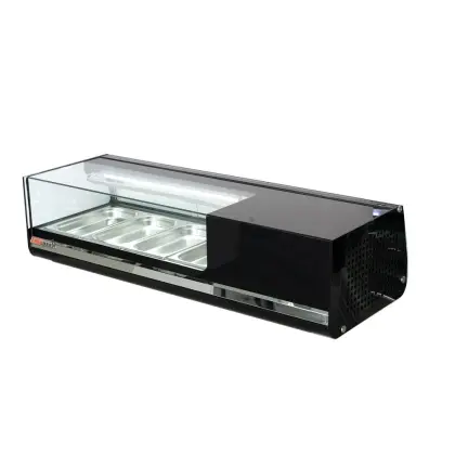 hoshizaki sushi cooler counter top sushi display freezer