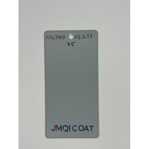 Порошковое покрытие серого цвета RAL 7040