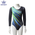 Sublimation gnàthaichte fada sleeves Lymnastics Leutar