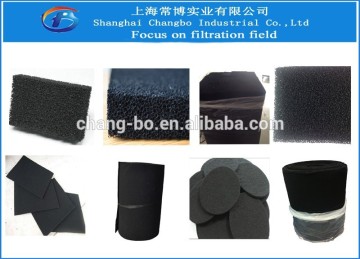 Activated carbon filter/10mm activated carbon ventilation filter media ISO certified
