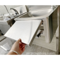 Modern Wall-Mounted Knee-Operated Stainless Steel Kitchen Sink
