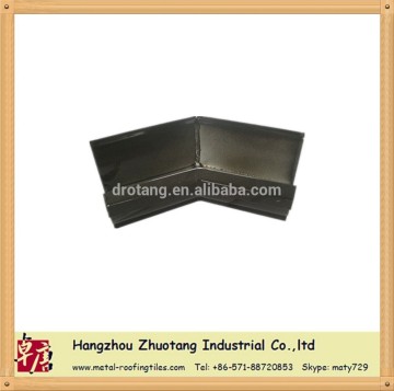 top quality! zhuotang metal gutter & 135 degrees outside corner