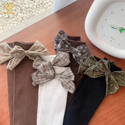 Cartoon Bow Baby Boneless Parent Child Socks