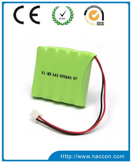 3.6V High Capacity AA AAA Ni-MH Rechargeable Battery Pack