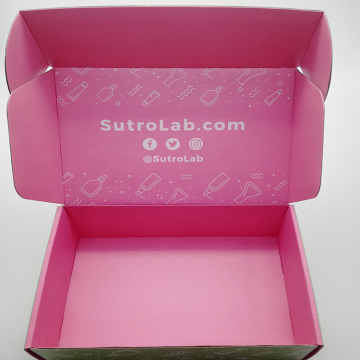 OEM Colorful Corrugated Paper Red Packaging Boxes