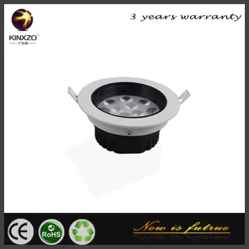 anti-glare led ceiling light 12W black color