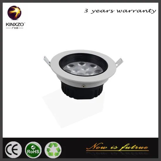 anti-glare led ceiling light 12W black color