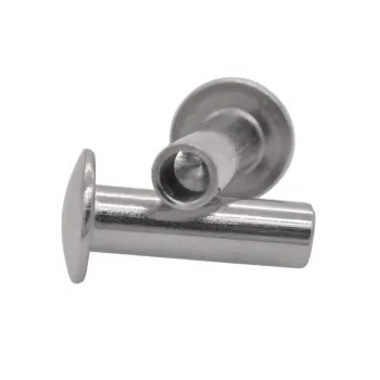 Stainless Steel Oval Head Semi-Tubular Rivets