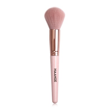 High-Quality Pink Nylon Wool Professional Private Label Powder Makeup Brush