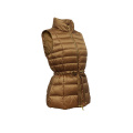 Ladies' winter vest with belt