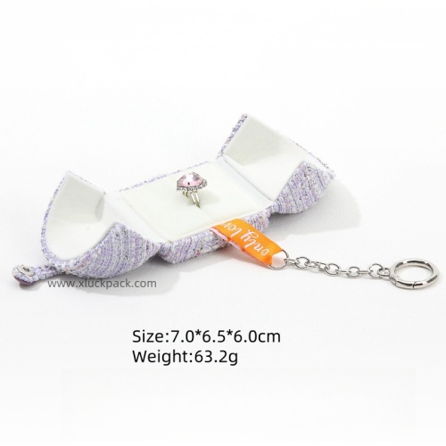 Tweed mini Double Doors Ring Storage Box