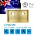 Golden Sink PVD Nano Stainless Steel Kitchen Sink