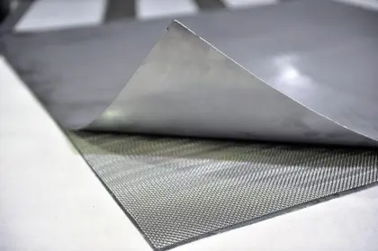 Reinforced Graphite Sheets with  Perforated Carbon Steel