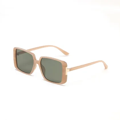 Women Men Flat Top Fashion Shades Square Oversized Sunglasses