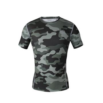 Bodybuilding Custom Men sublimated fitness shirt