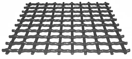 Stainless steel woven corrugated mesh