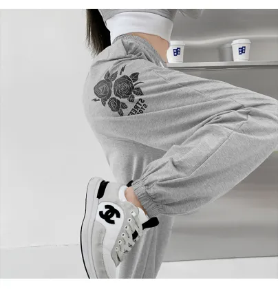 Women`s Casual High Waisted Joggers Pants