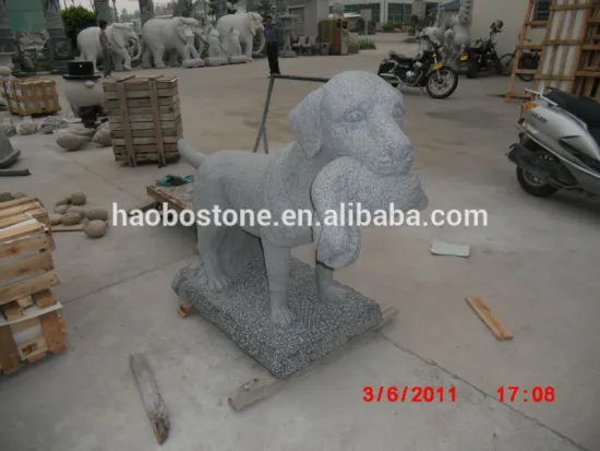 Natural Stone Fu Dog Statue On Sale