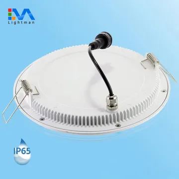 20W Waterproof Round LED Panel Downlight IP44 IP54 IP65